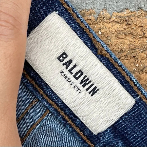 Baldwin denim willow mid-rise flare jeans 26 - Picture 9 of 13